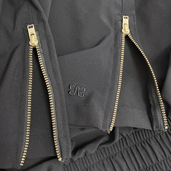 Albion Fit Going Places Cap Sleeve Athleisure Dress in Black Size ST Small Tall - Picture 11 of 14